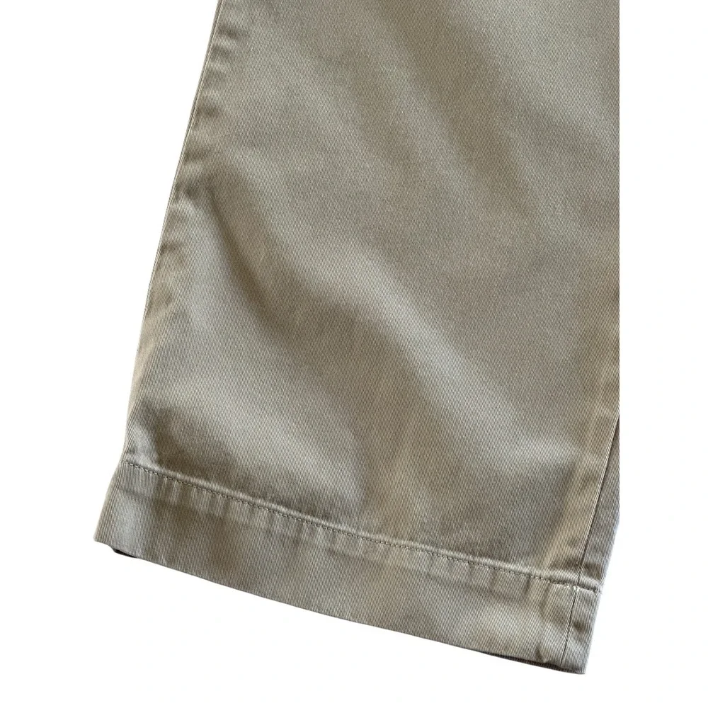 Polo Ralph Lauren Mens Size 38x32 Classic Fit Khaki Chino Pants Flat Front Beige